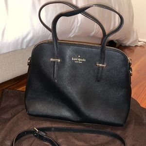 Kate spade black leather purse